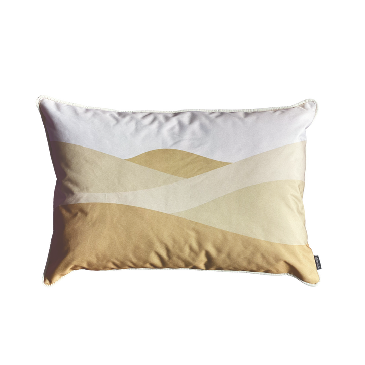 Housse de coussin imperméable extérieur "Entre Lacs & Montagnes" (30x50cm)