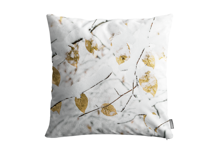 Housse de coussin décoratif pour l'intérieur "Les Bauges", Or (45x45cm / 30x50cm)