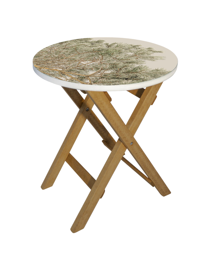 Table pliante nomade "Autour Du Lac" (Bois de hêtre massif)