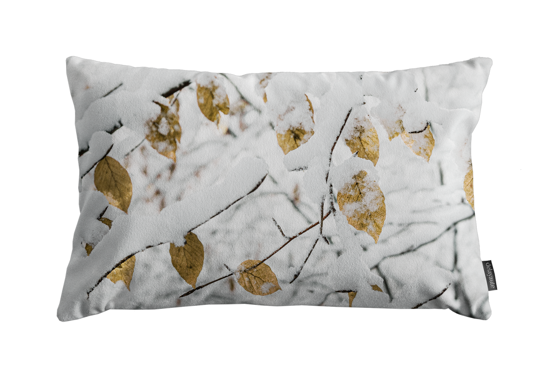 Housse de coussin décoratif pour l'intérieur "Les Bauges", Or (45x45cm / 30x50cm)