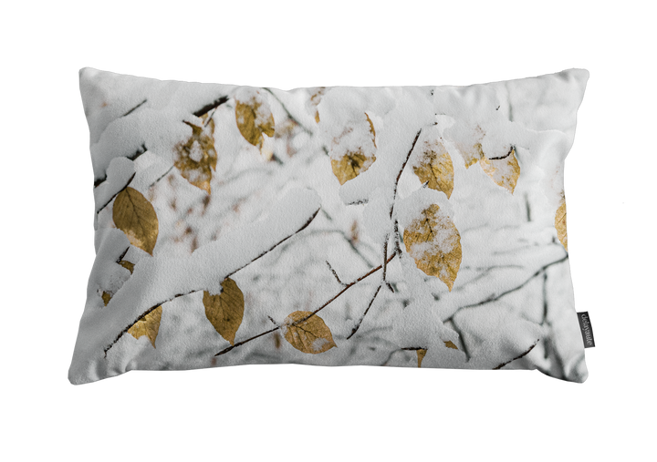 Housse de coussin décoratif pour l'intérieur "Les Bauges", Or (45x45cm / 30x50cm)